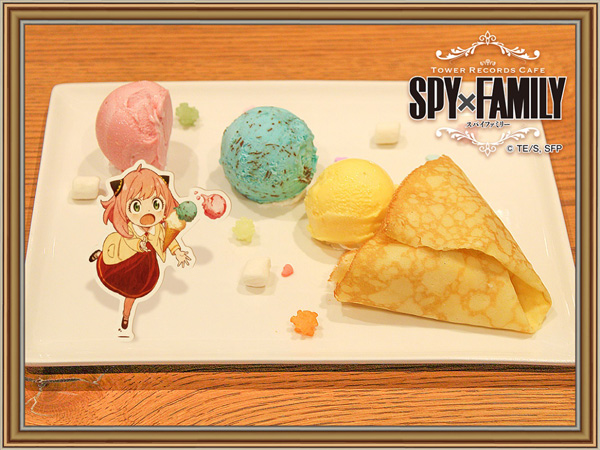 TVアニメ「SPY×FAMILY」×「タワーレコード」アーニャのアイスクレープ