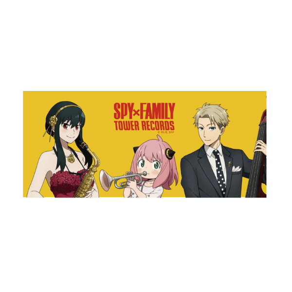 TVアニメ「SPY×FAMILY」×「タワーレコード」タオル：価格1,500円