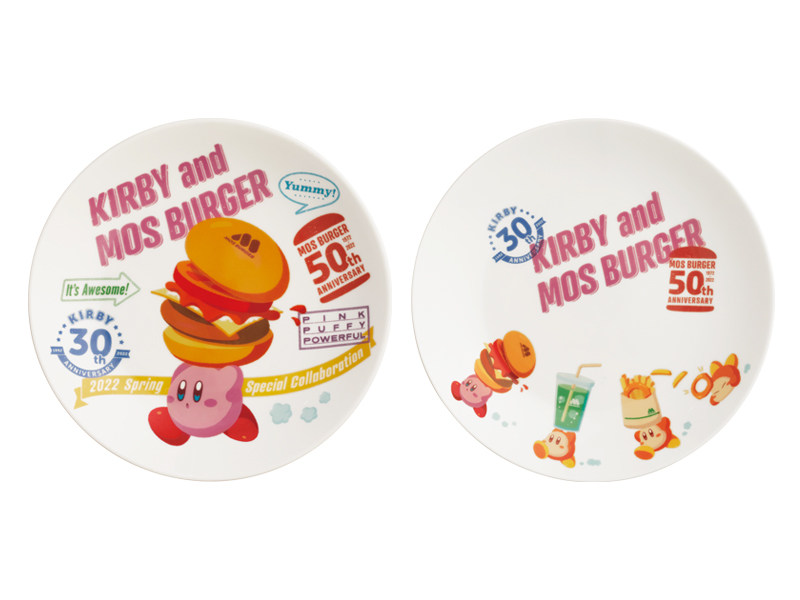 「星のカービィ×モスバーガー」オリジナルプレートやおもちゃが付属するセット数量限定販売！