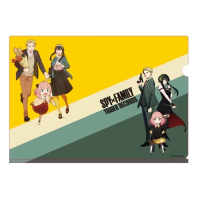 TVアニメ「SPY×FAMILY」×「タワーレコード」クリアファイルセット：価格880円