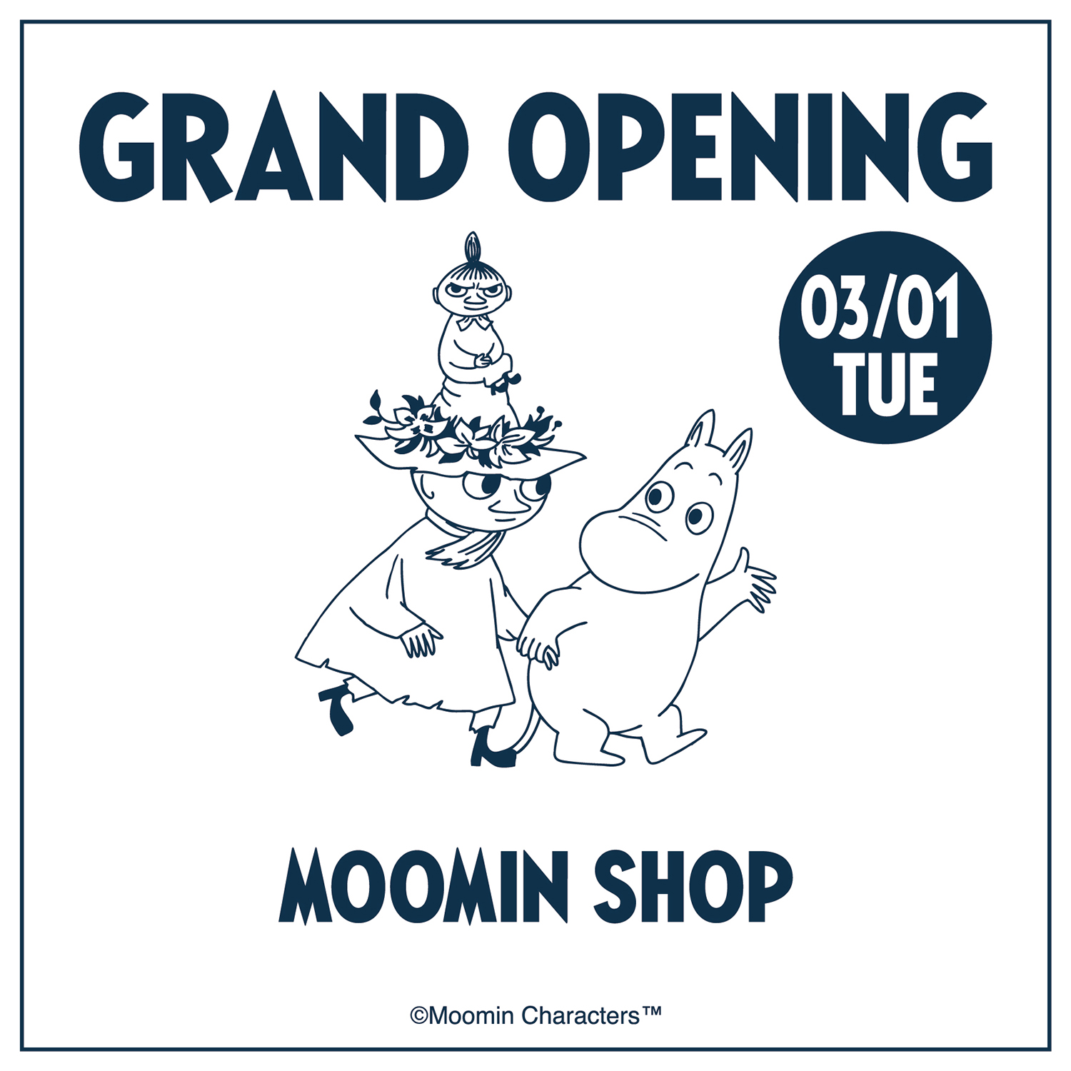 「MOOMIN SHOP」ロゴ