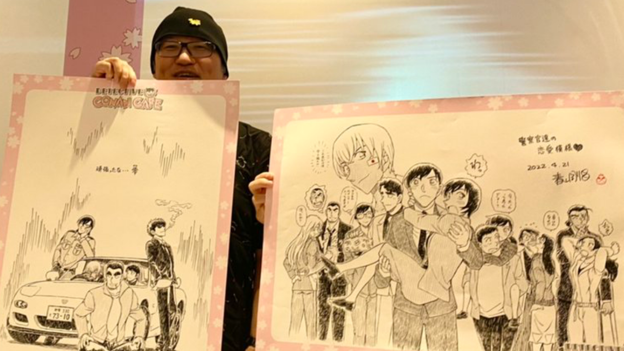 「コナンカフェ」青山剛昌先生が警察官たちのイラストを描き下ろし！「頑張ったな…零」で号泣