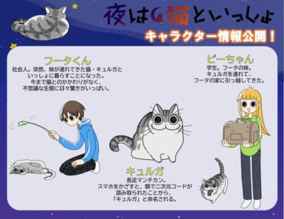 アニメ「夜は猫といっしょ」キャラクター情報