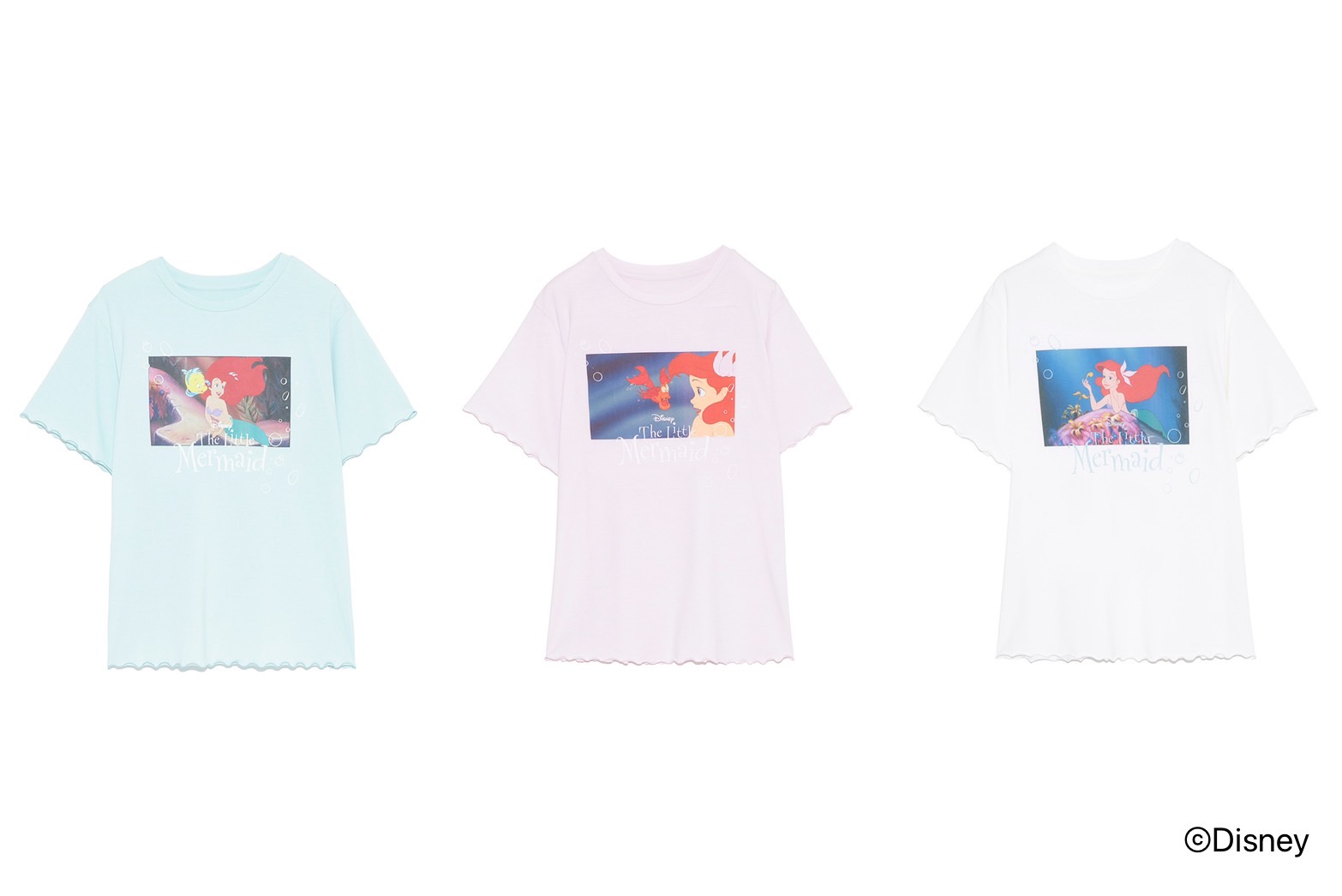 「SNIDEL HOME」The Little Mermaid Collection：Tシャツ