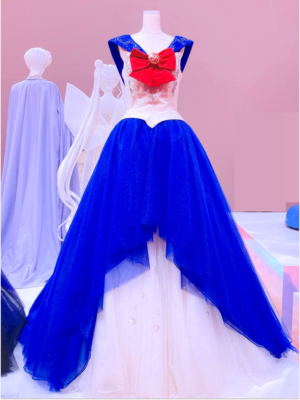 「美少女戦士セーラームーン ミュージアム」コレクション展示　ドレス「セーラームーンモデル」