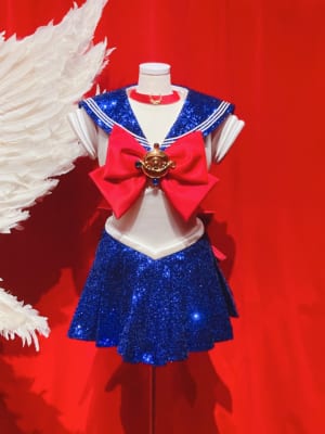 「美少女戦士セーラームーン ミュージアム」コレクション展示内　ミュージカル衣装　セーラームーン