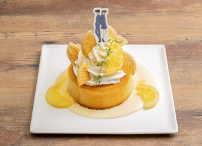「名探偵コナンカフェ」蘭のレモンクリームパンケーキ／¥1,600（税込）