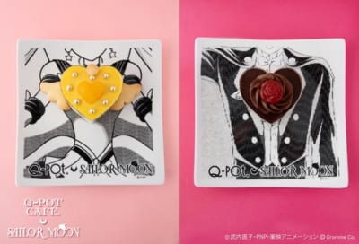 「美少女戦士セーラームーン」×「Q-pot.」エターナルムーンアーティクルケーキ/タキシードアムールショコラケーキ