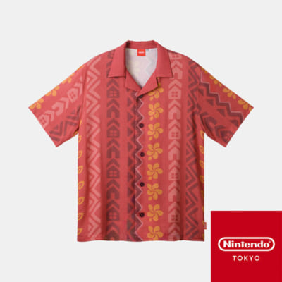 Nintendo TOKYO「ATSUMARE DŌBUTSU NO MORI HAPPY HOME PARADISE」タクミライフのアロハシャツ