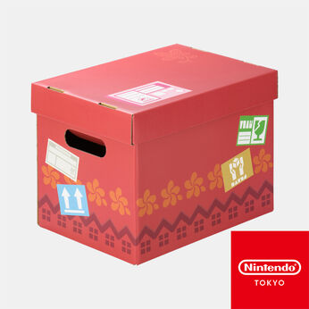 Nintendo TOKYO「ATSUMARE DŌBUTSU NO MORI HAPPY HOME PARADISE」ダンボール収納箱