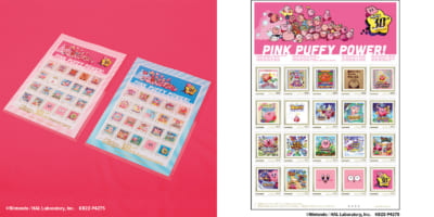 星のカービィ 30th フレーム切手 ピンク／ブルー
