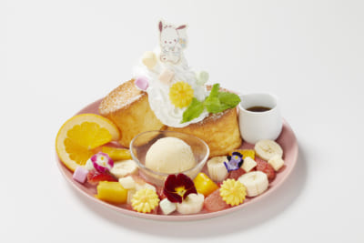 「サンリオキャラクターズ×Butter（バター）」ポチャッコお花の秘密基地パンケーキ