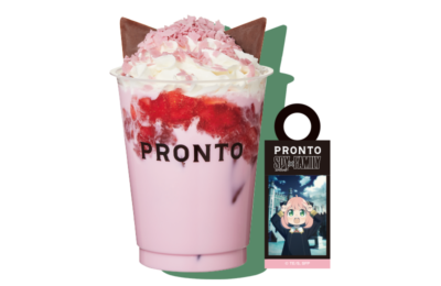 「SPY×FAMILY」×「PRONTO」アーニャの苺チョコミルク