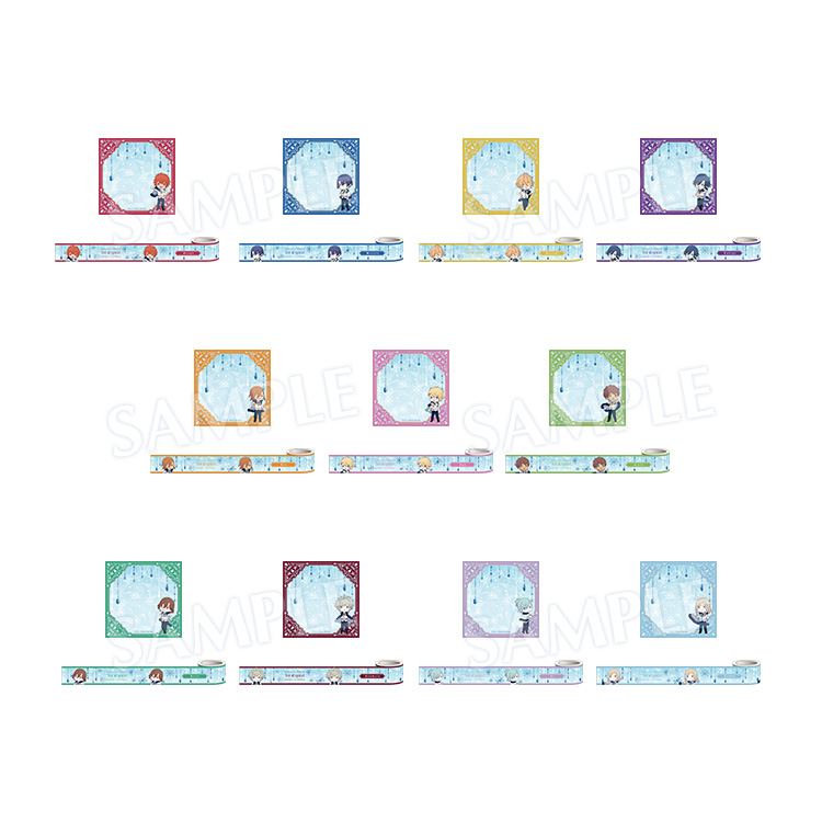 「ブロッコリーくじ うたの☆プリンスさまっ♪ Ice Crystal Ver.」E賞 マスキングテープ&メモ帳セット
