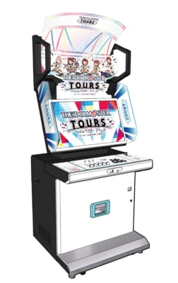 アーケードゲーム「アイドルマスター TOURS」筐体イメージ