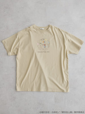 「夏目友人帳」×earth music&ecology Japan Label　ニャンコ先生ビッグTシャツ