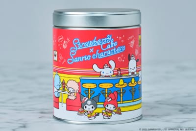 サンリオキャラクターズコラボ パンケーキミックス缶：1,296円（税込）