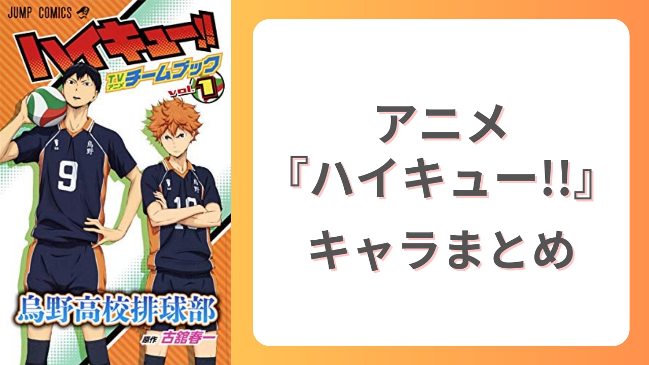 ハイキュー!!』学校別で見るキャラクター一覧・声優一覧＆出演作まとめ アニメ情報サイトにじめん