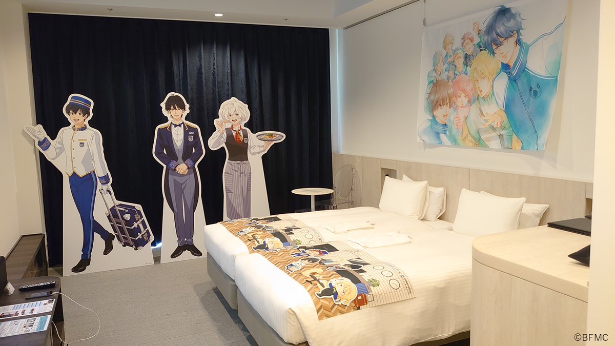 「EJアニメホテル」×「バクテン!!」コラボルーム