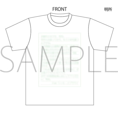 【受注生産】3rd Anniversary シークレットメッセージTシャツ