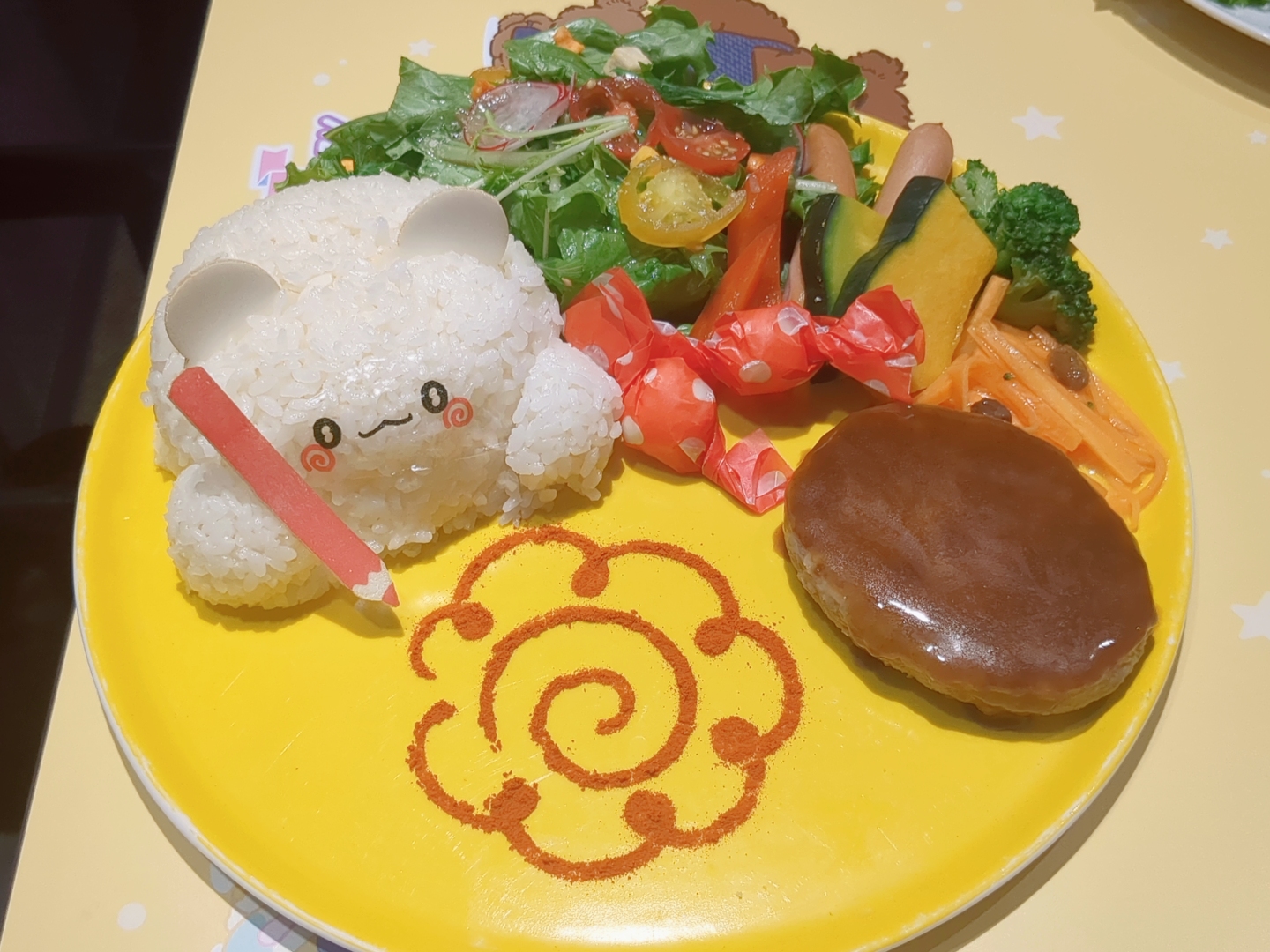 「NEXT KAWAII PROJECT アフターパーティカフェ」はなまるおばけ はなまるキッチンプレート