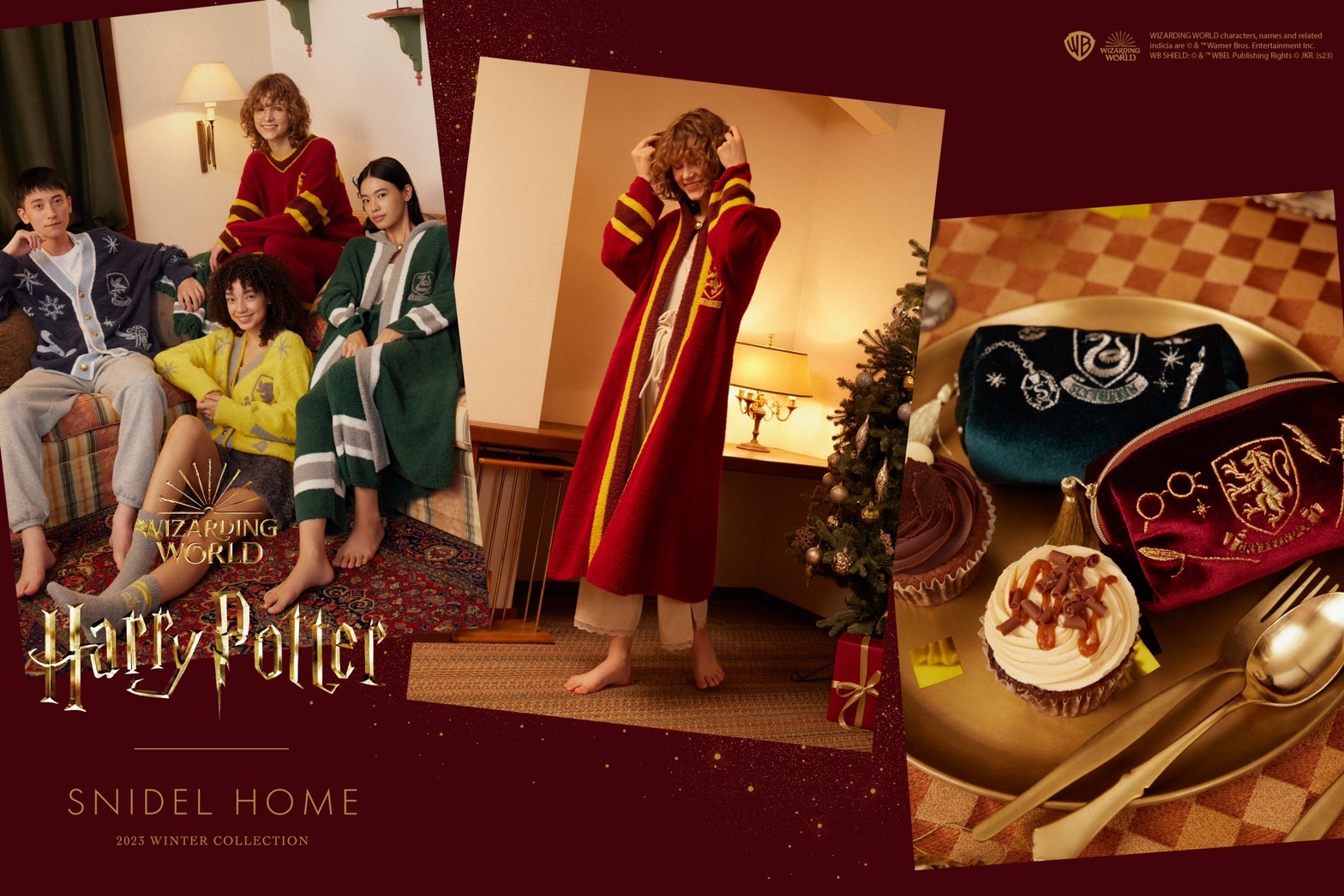 「ハリーポッター×スナイデル ホーム」11月1日に発売！4つの寮やハニーデュークスがテーマ