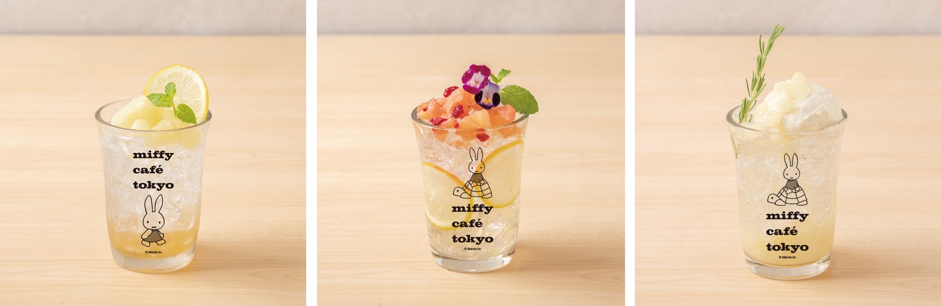 「miffy café tokyo」 オリジナルドリンク