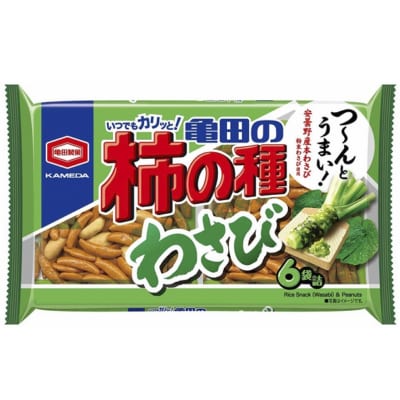 「亀田製菓」柿の種わさび