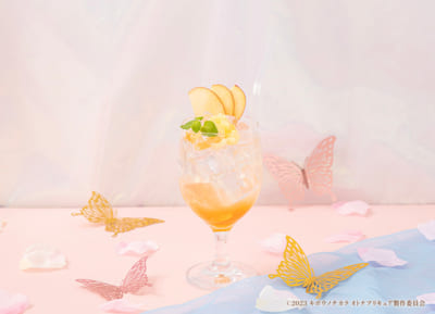 「キボウノチカラcafe ～オトナプリキュア'23～」Cafe&Bar Time ビッグアップル風ドリンク