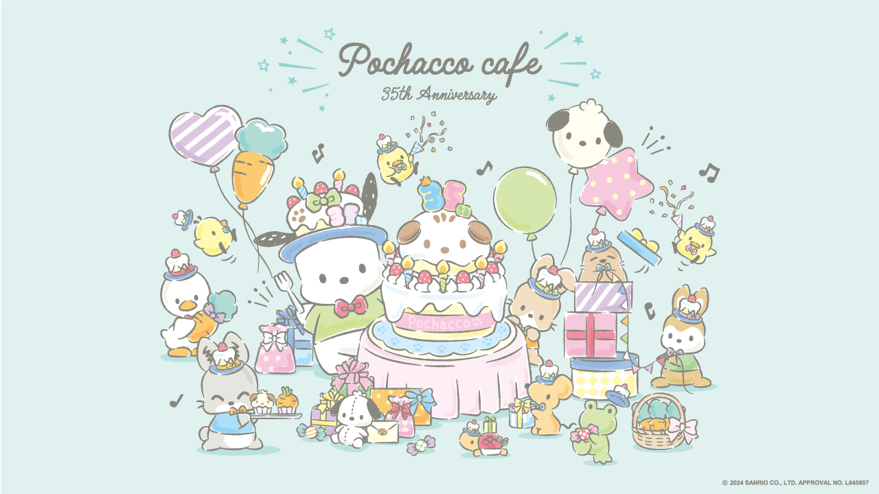 「ポチャッコ」35周年記念カフェが東京・大阪で開催！テーマは“バナナアイス専門店”