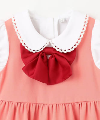 「カードキャプターさくら×any FAM」制服・オープニング衣装風ワンピース　ピンク　リボン