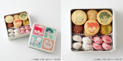 「名探偵コナン×Cake.jp」オリジナルクッキー缶（アイコンマーク）