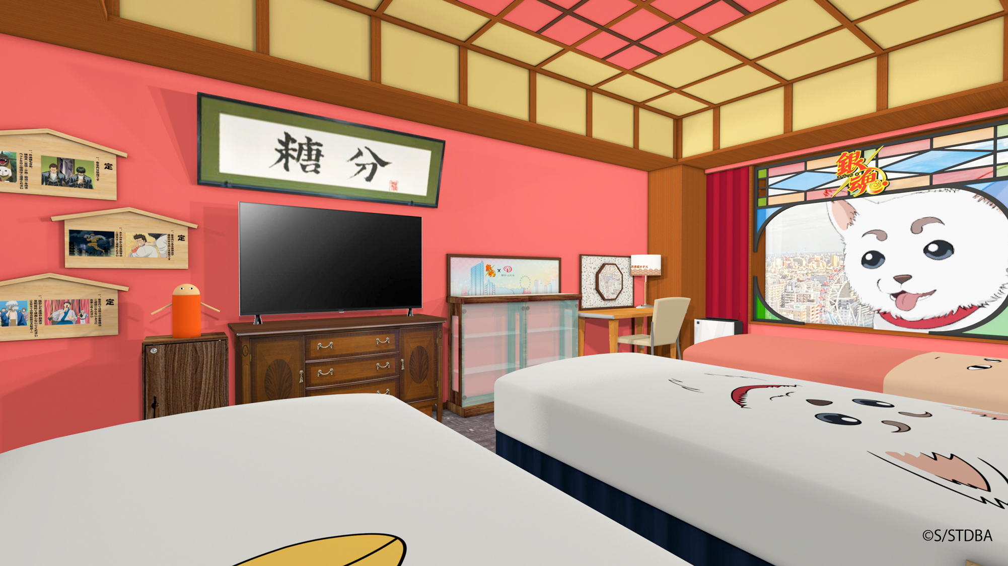 「銀魂×東京ドームホテル」特別コラボレーションルーム イメージ