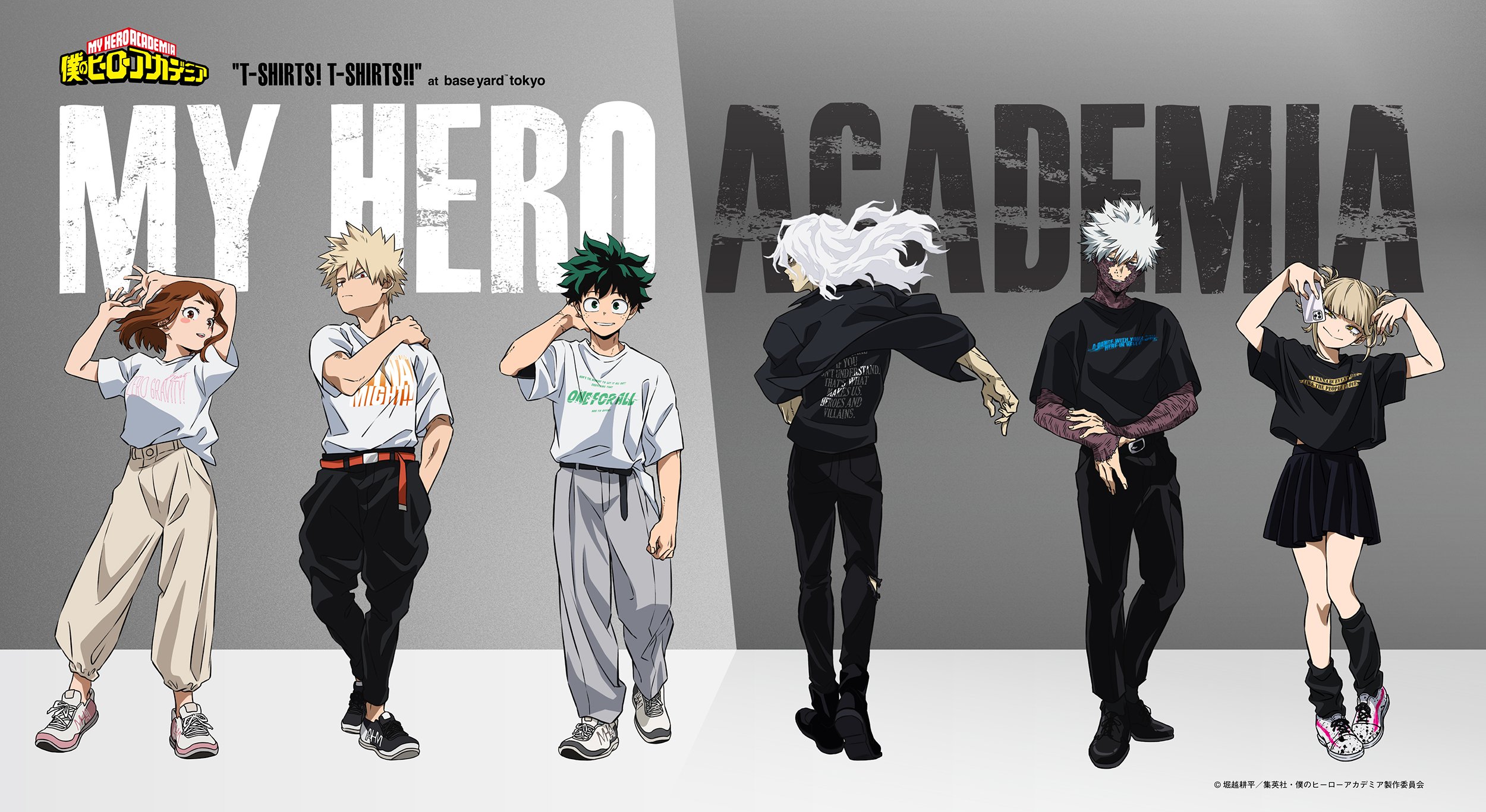 TVアニメ『僕のヒーローアカデミア』SPECIAL POPUP「MY HERO ACADEMIA“T-shirts! T-shirts!!”」