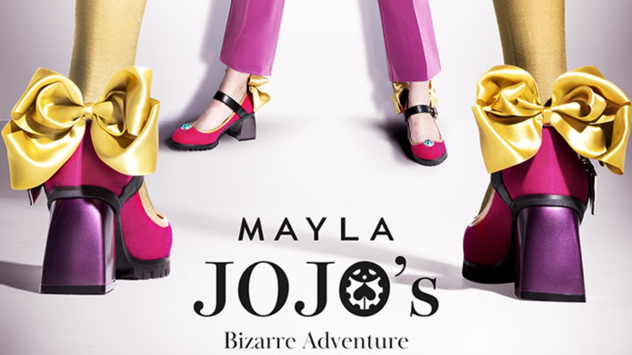 第5部「ジョジョ 黄金の風×MAYLA」コラボが決定！可愛い×ハイセンスな護衛チームのパンプスに「ジョジョ味感じるデザイン」