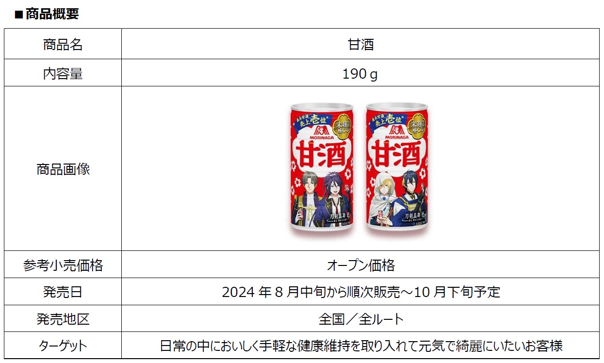 森永製菓甘酒缶50周年企画　甘酒元気プロジェクト