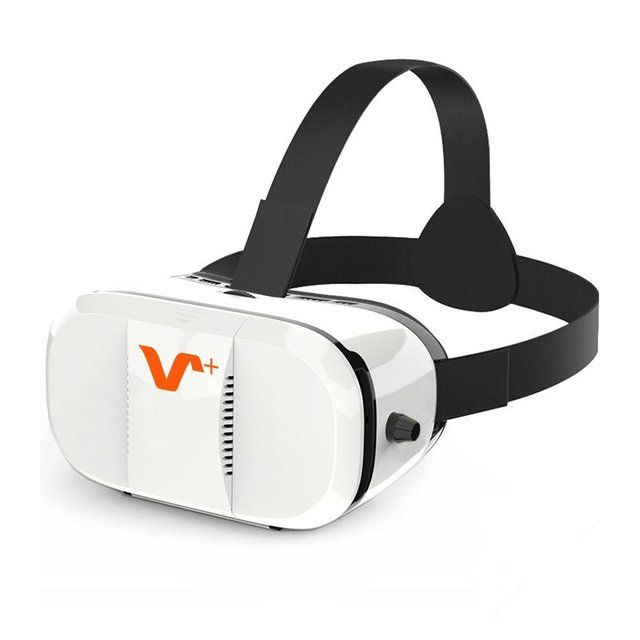 VOX+ 3DVR ゴーグル ヘッドマウント用 ヘッドバンド付き ホワイト
