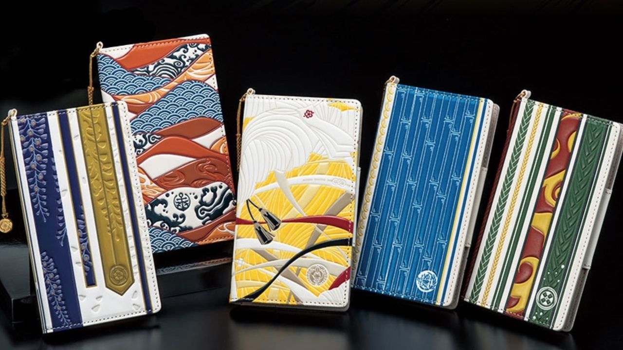 刀剣乱舞 ｘ日本の伝統技 浅草文庫のスマホケース登場 5振りをイメージして熟練職人が作り上げた華麗な逸品 にじめん