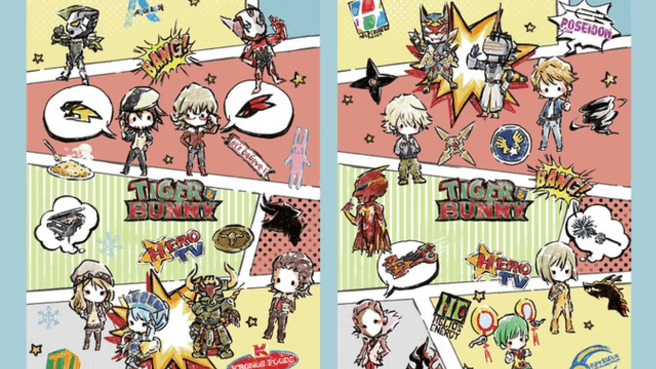 『タイバニ』新商品が6月29日より発売！虎徹やバーナビーたちヒーローが可愛いグラフアートに