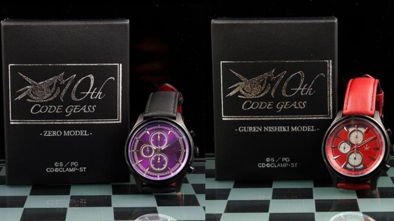 あれから10年…。『コードギアス』10周年を記念した腕時計にルルーシュと紅蓮弐式モデル！